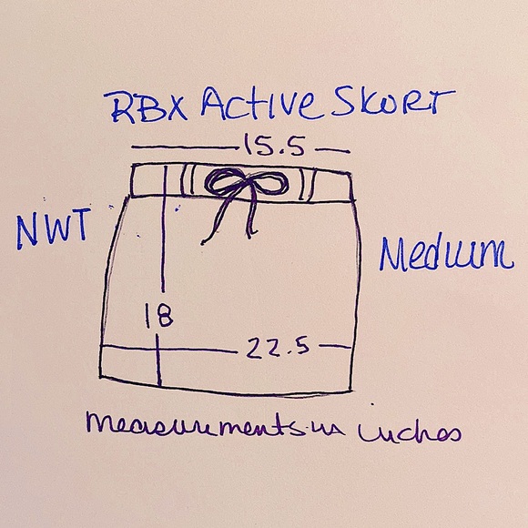 RBX Active Skirt/Skort NWT Size Medium Gray - Picture 8 of 9